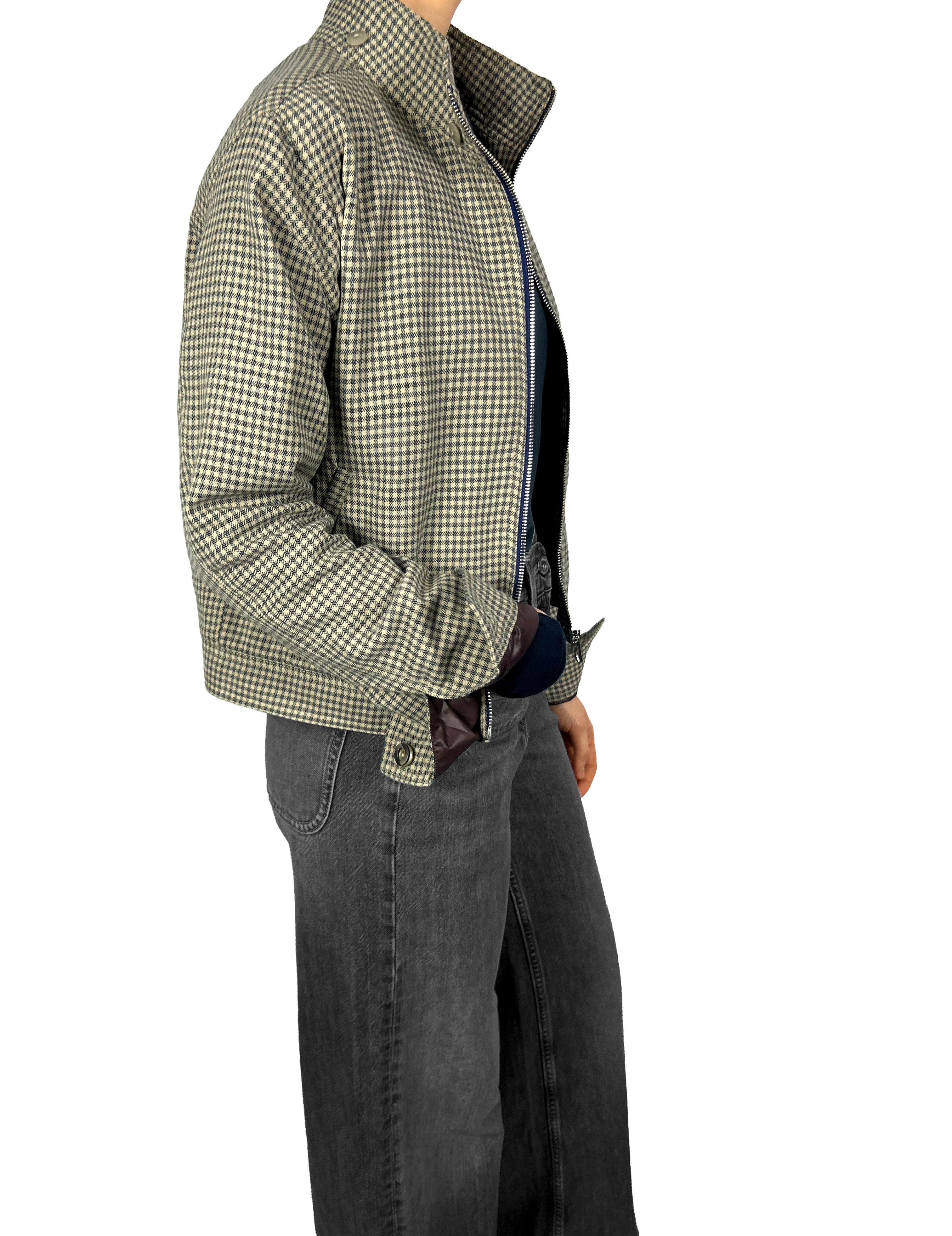 The Checked Trucker Jacket