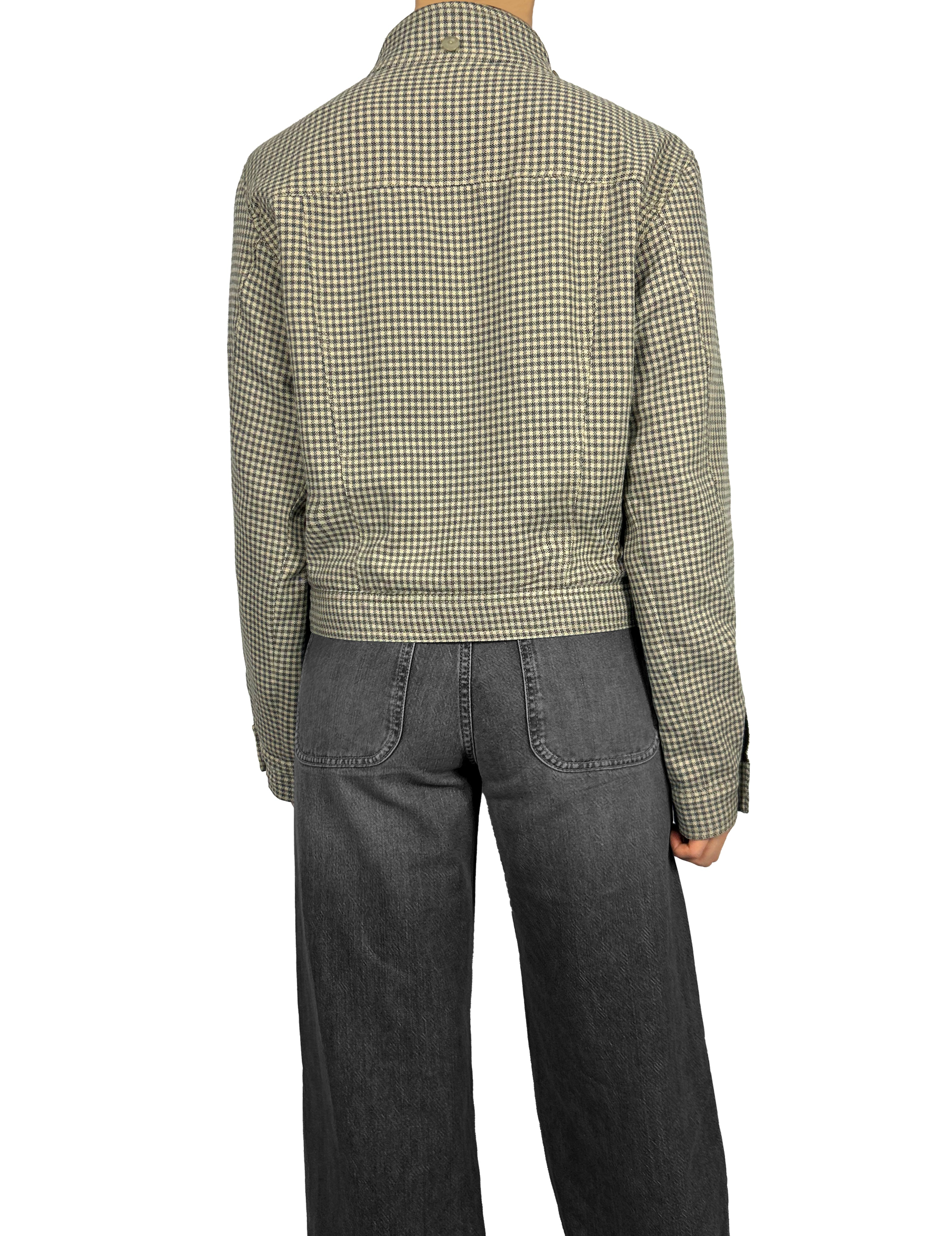 The Checked Trucker Jacket