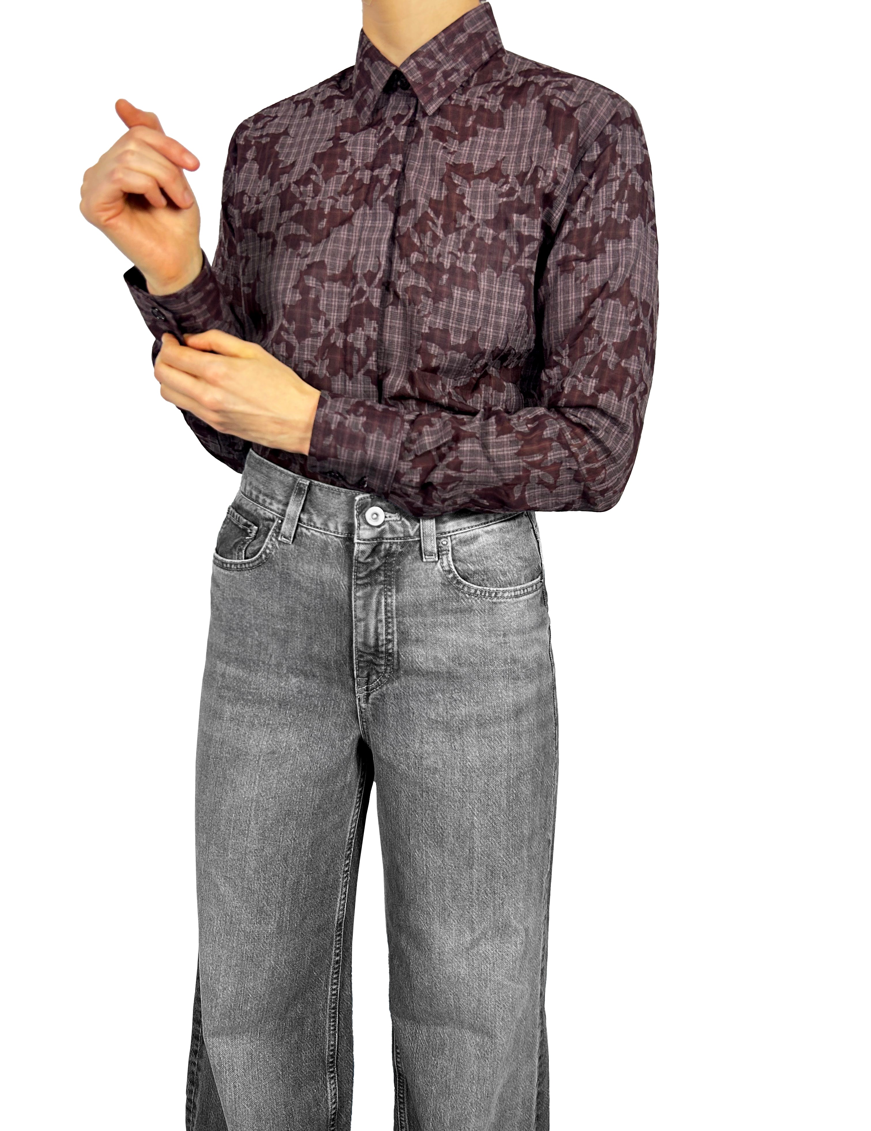 The Eggplant Checked Shirt