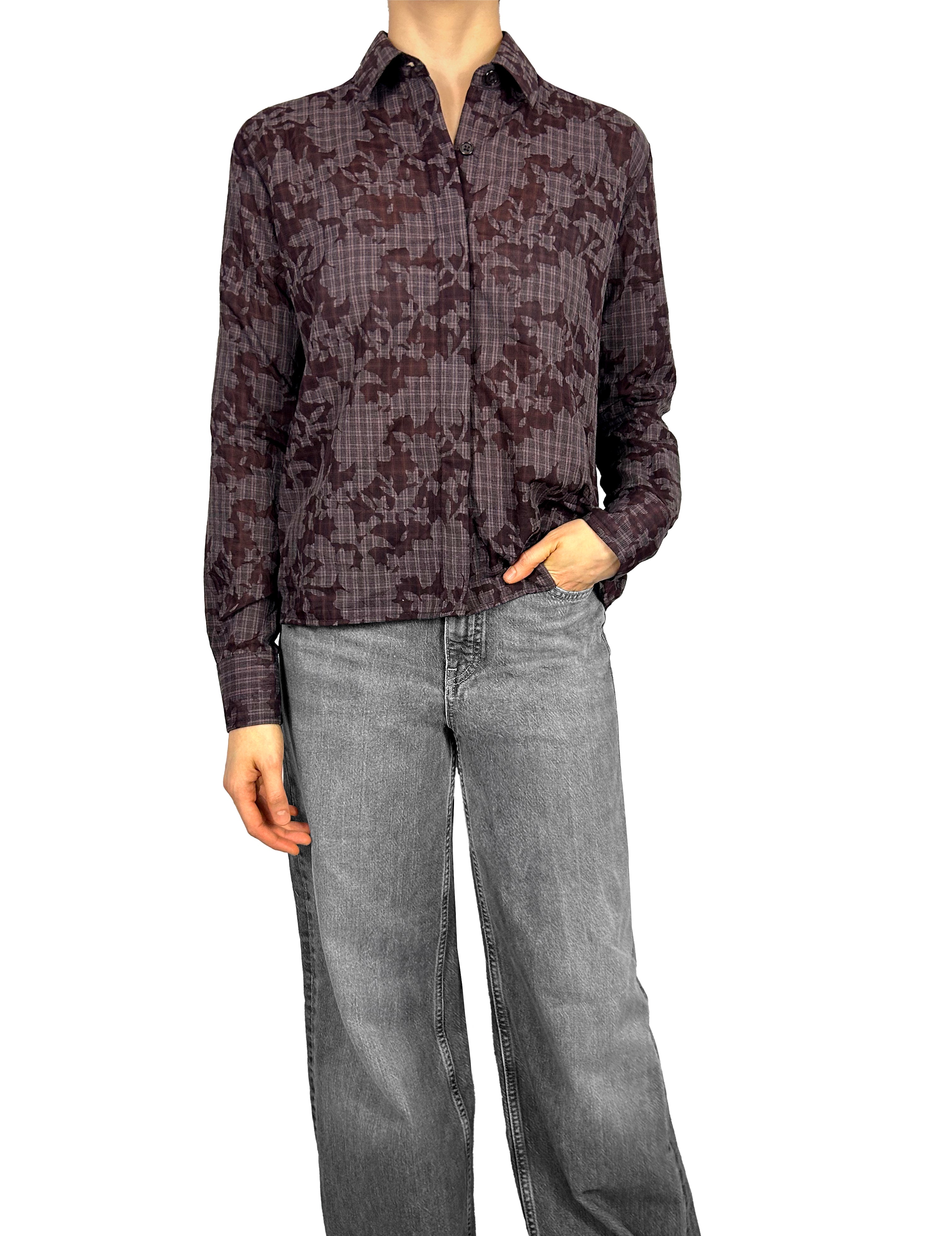 The Eggplant Checked Shirt