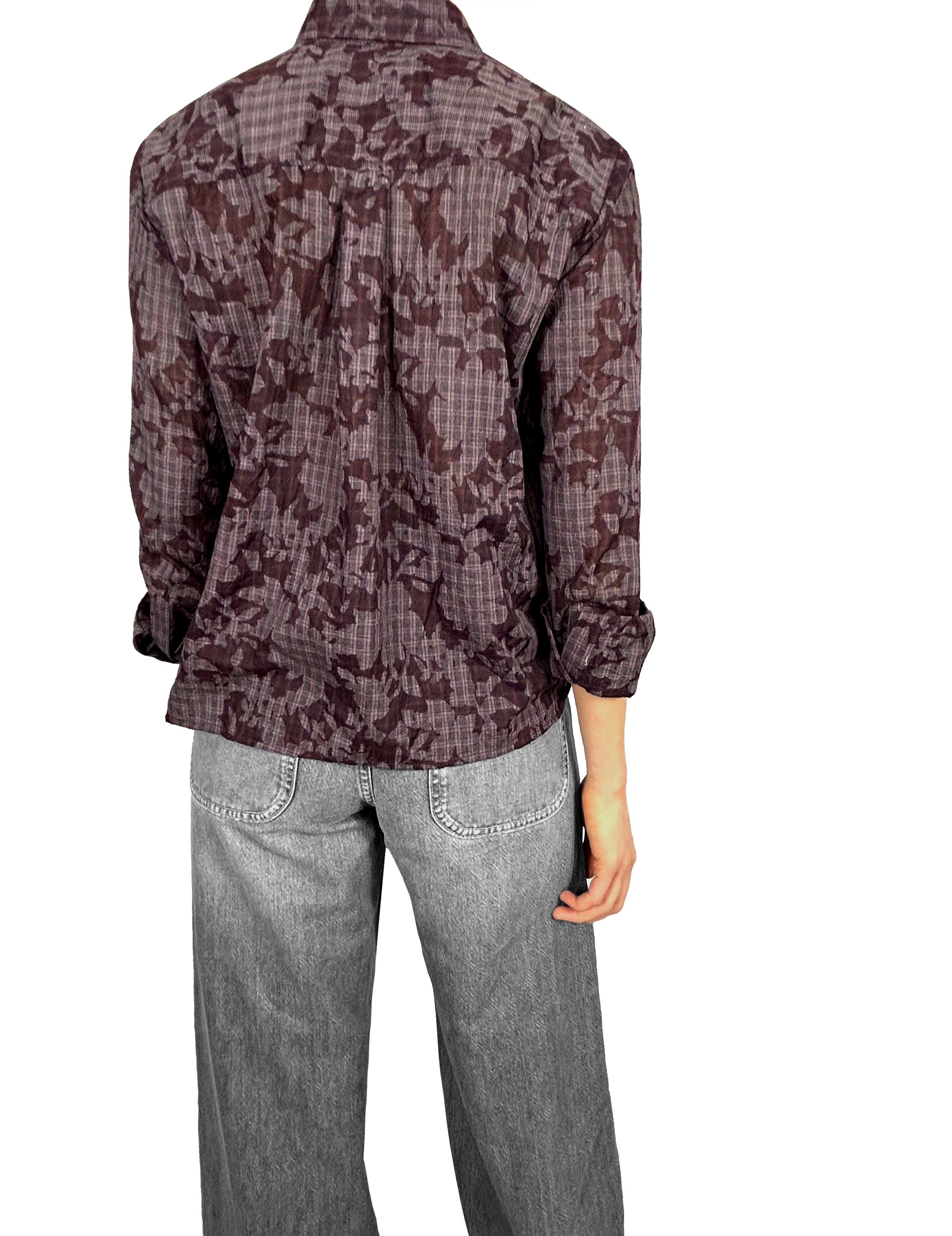 The Eggplant Checked Shirt