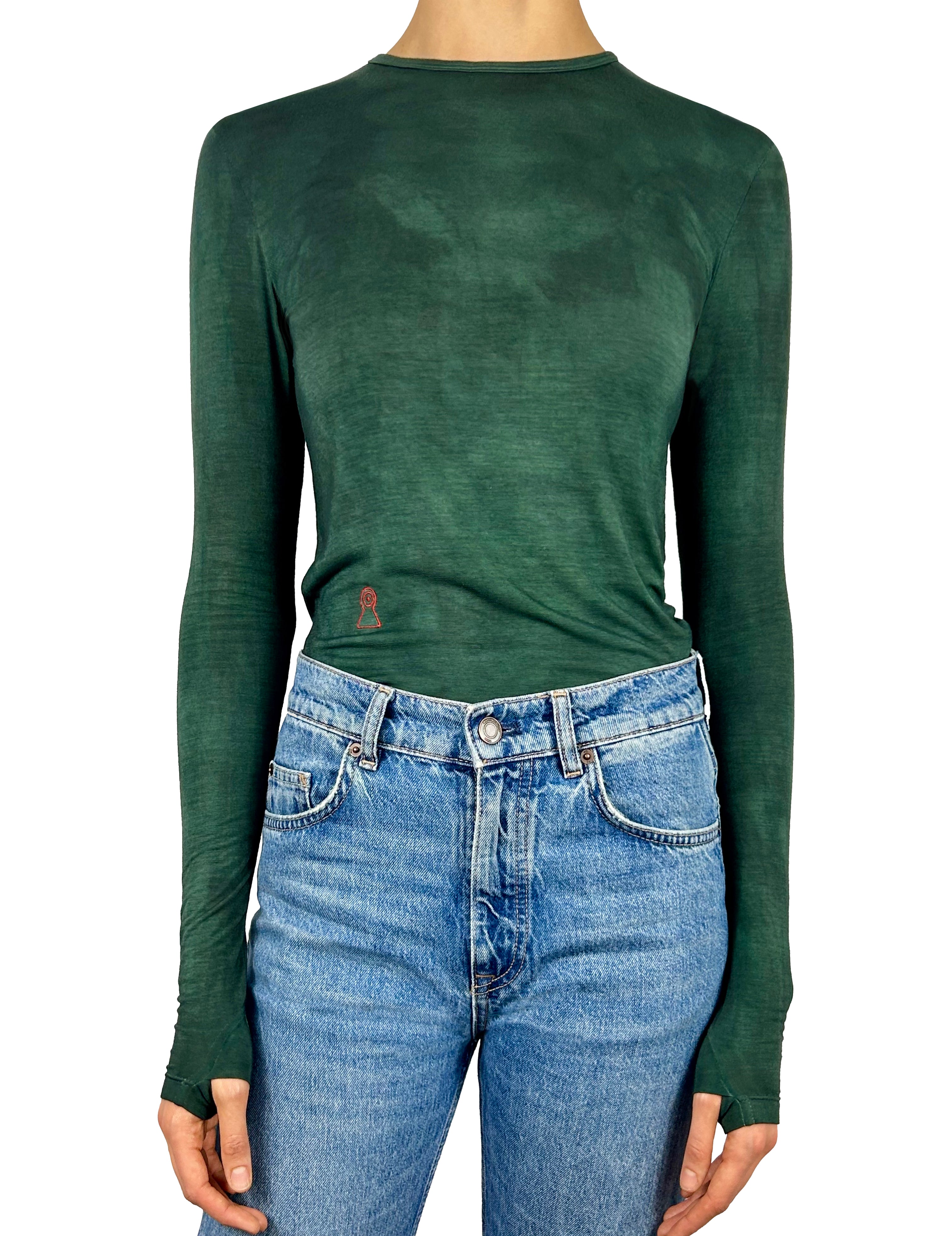 The Glove top (Dusky Green)