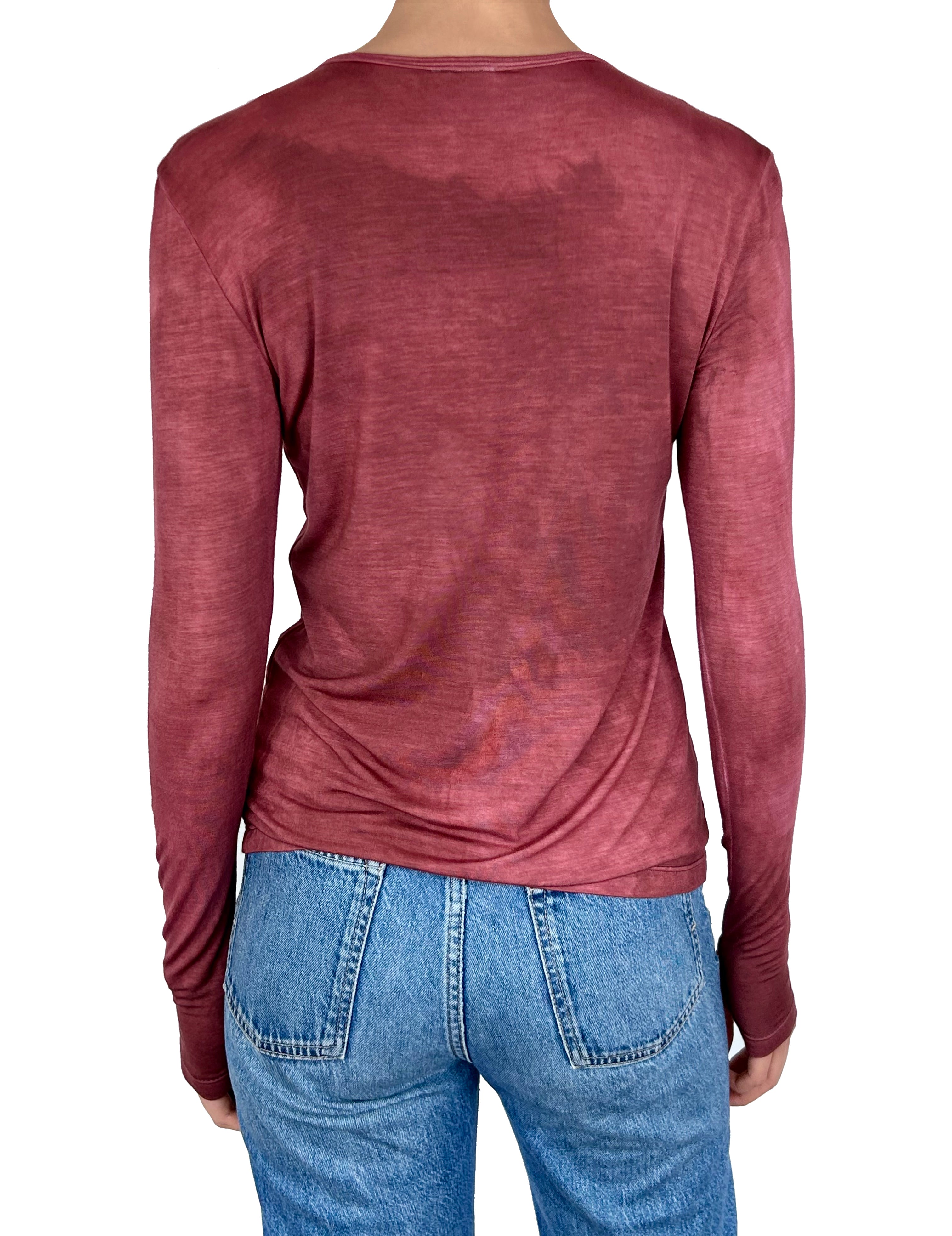 The Glove top (Pomegranate)