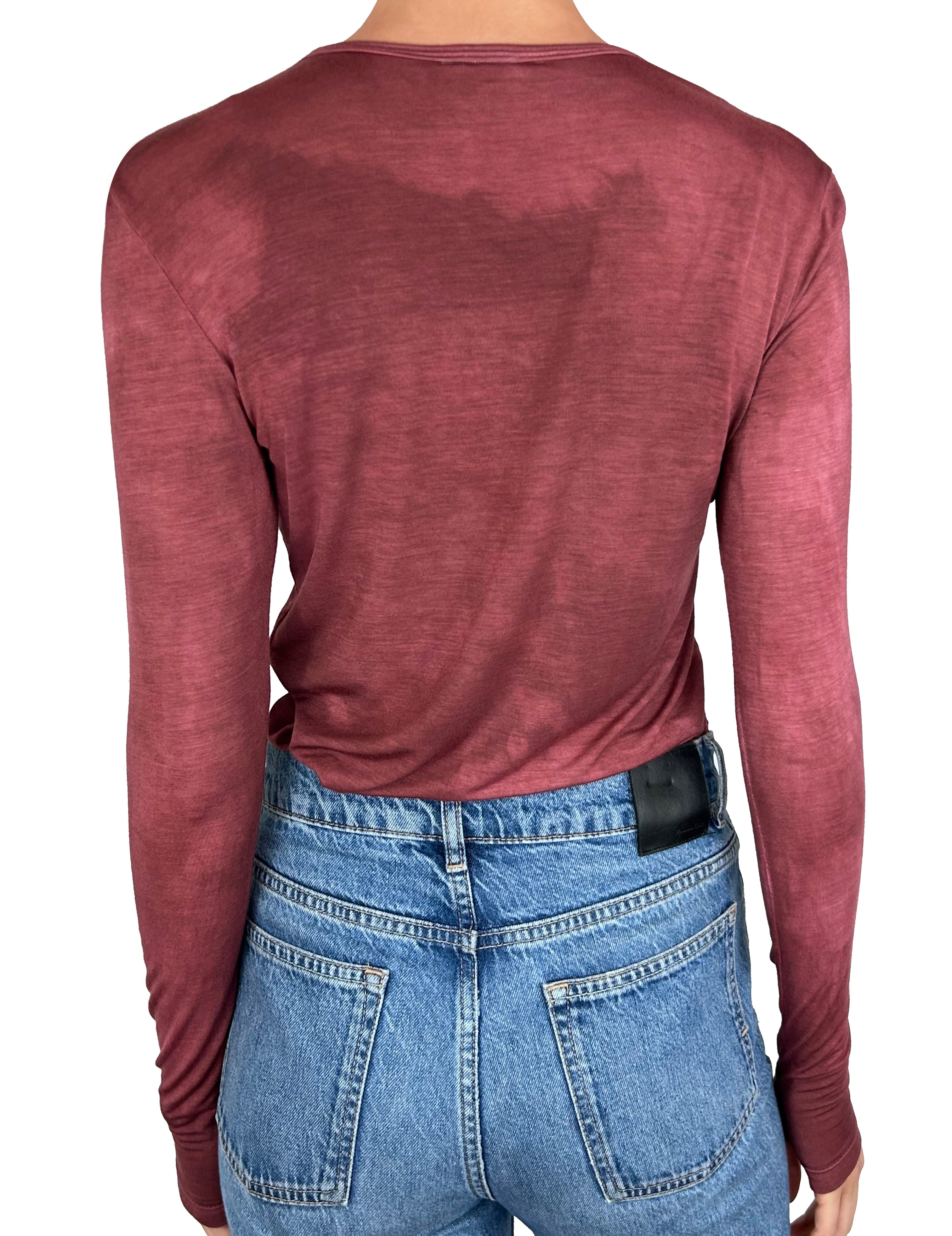 The Glove top (Pomegranate)