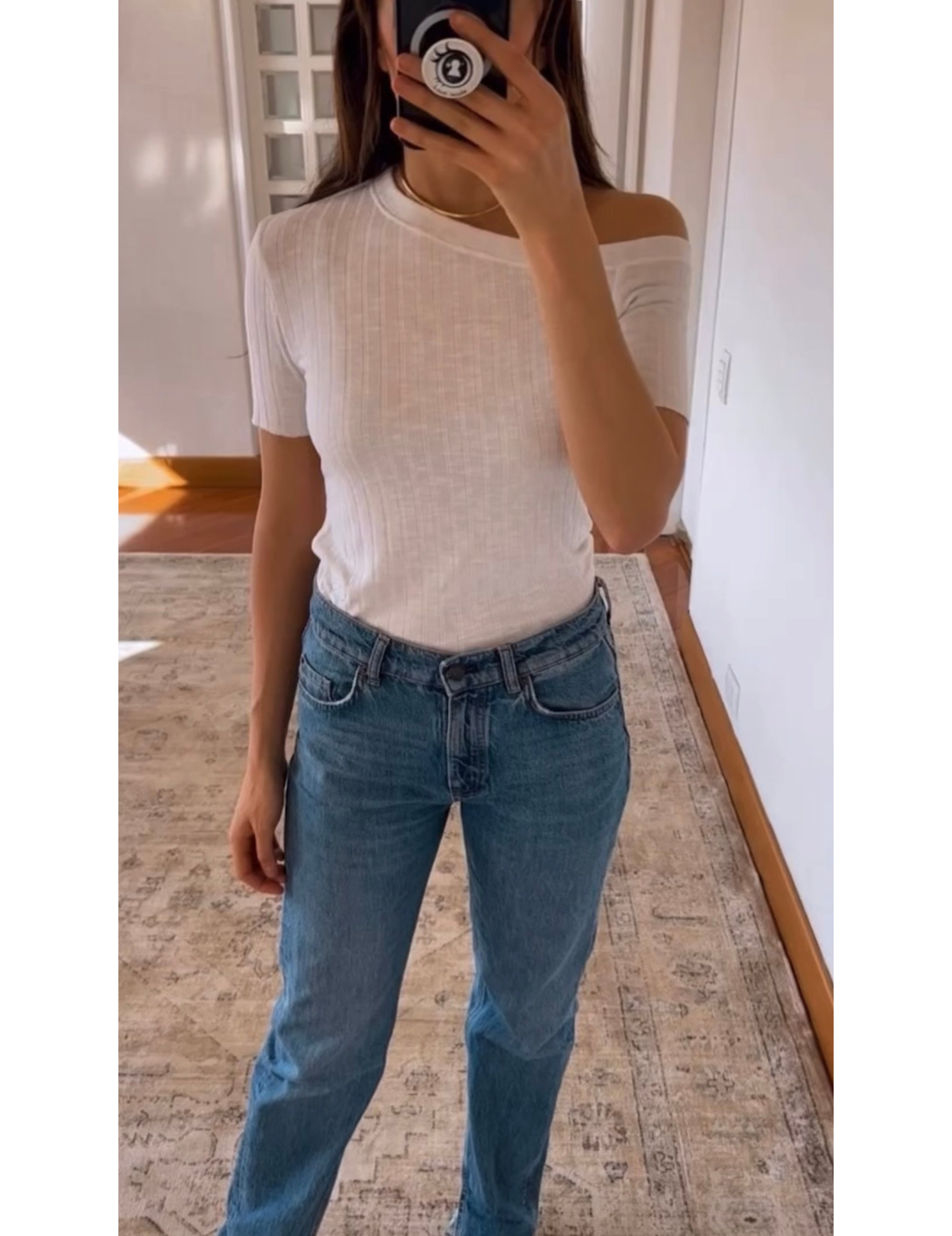 The Jiji ribbed Top (Ivory)