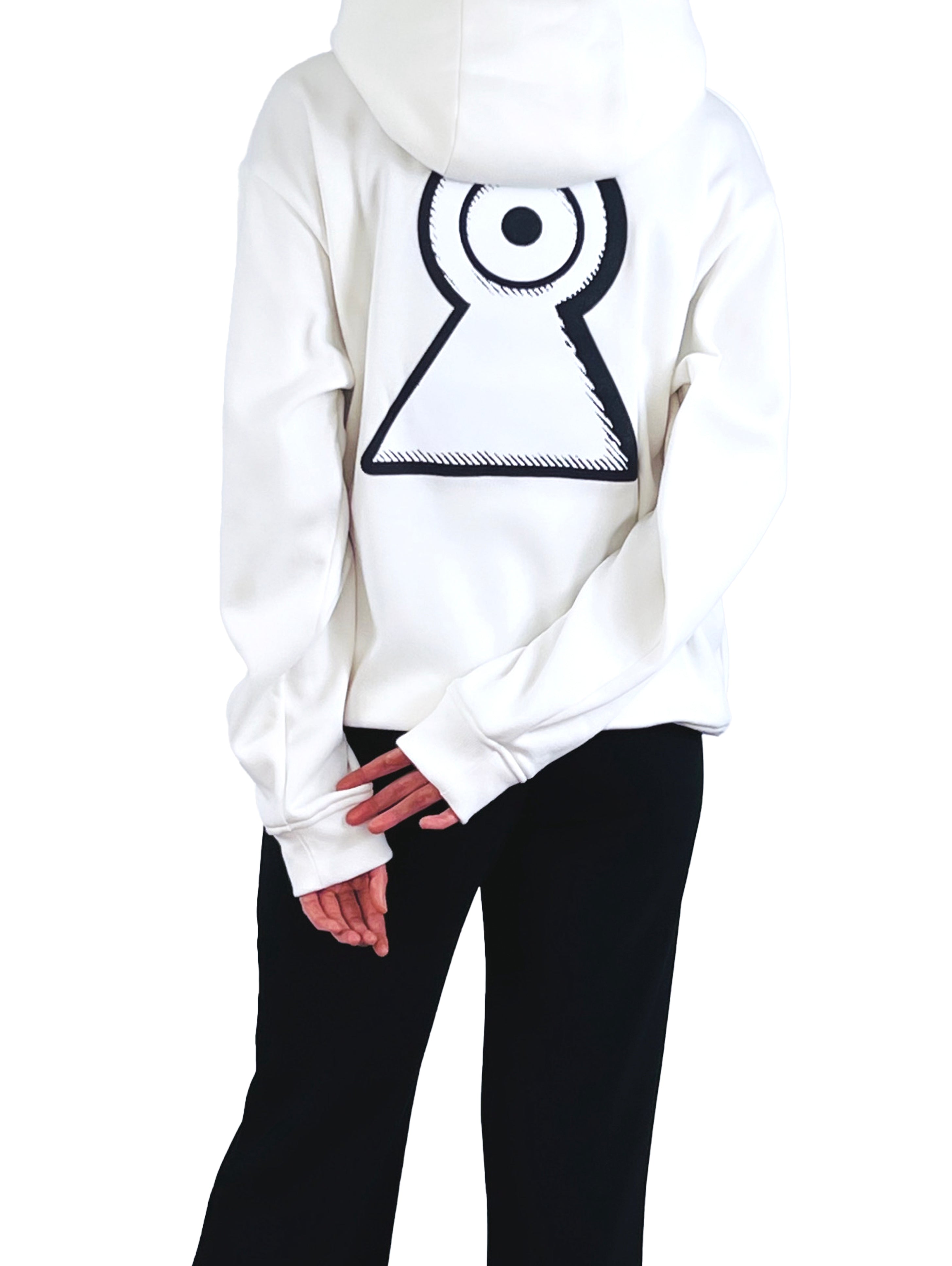The Look inside hoodie (Ivory)
