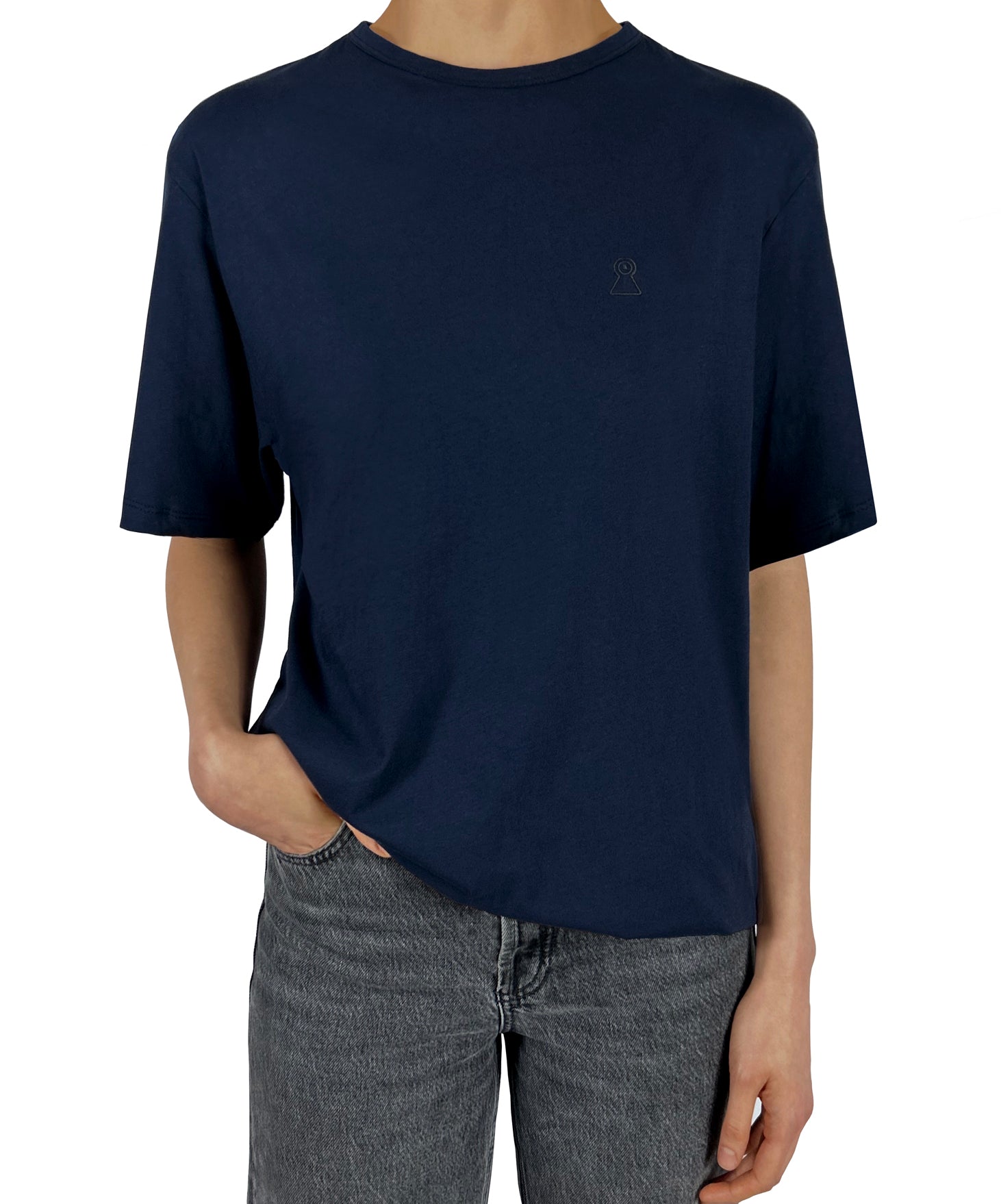 The Keyhole T-shirt (Navy)