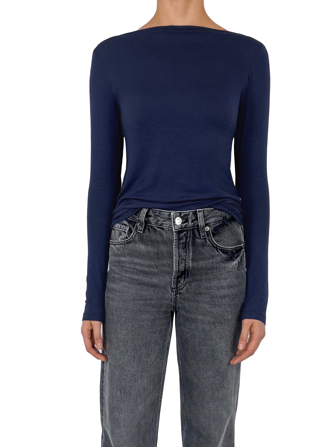 The Lima Top (Classic Navy)