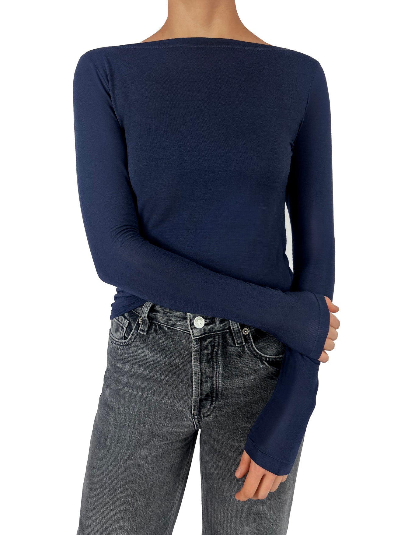 The Lima Top (Classic Navy)