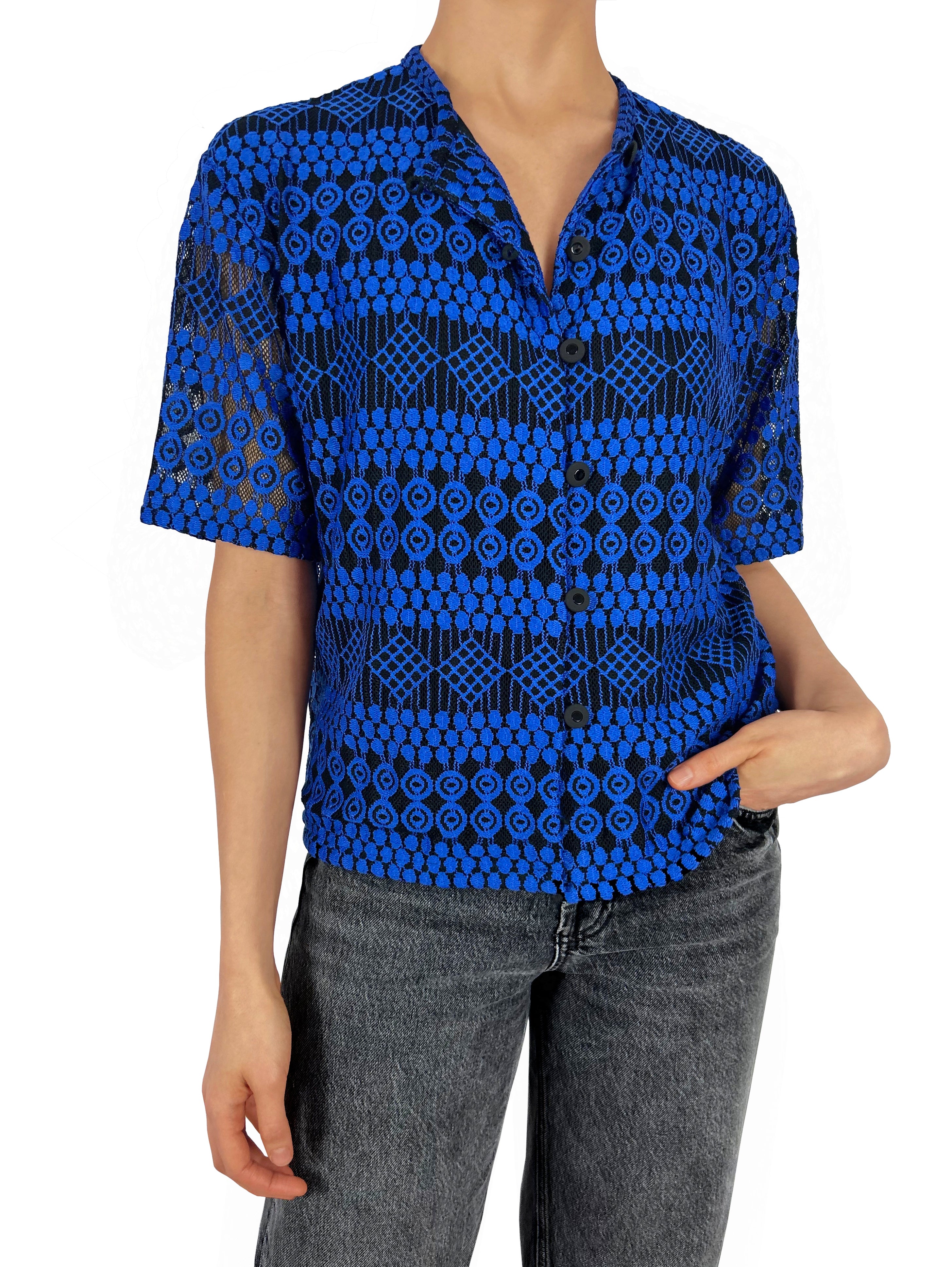 The Tribal Mesh blouse