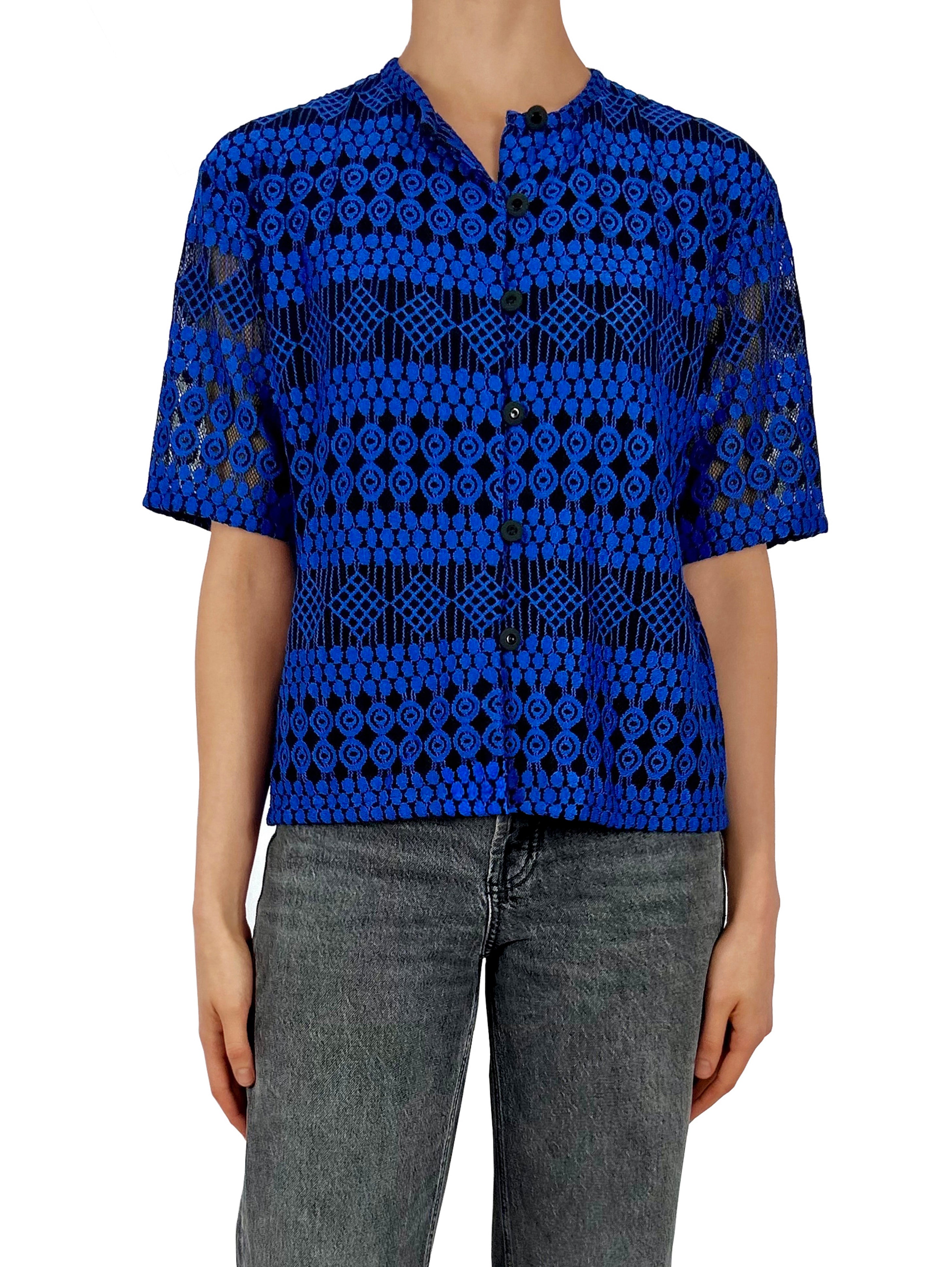 The Tribal Mesh blouse
