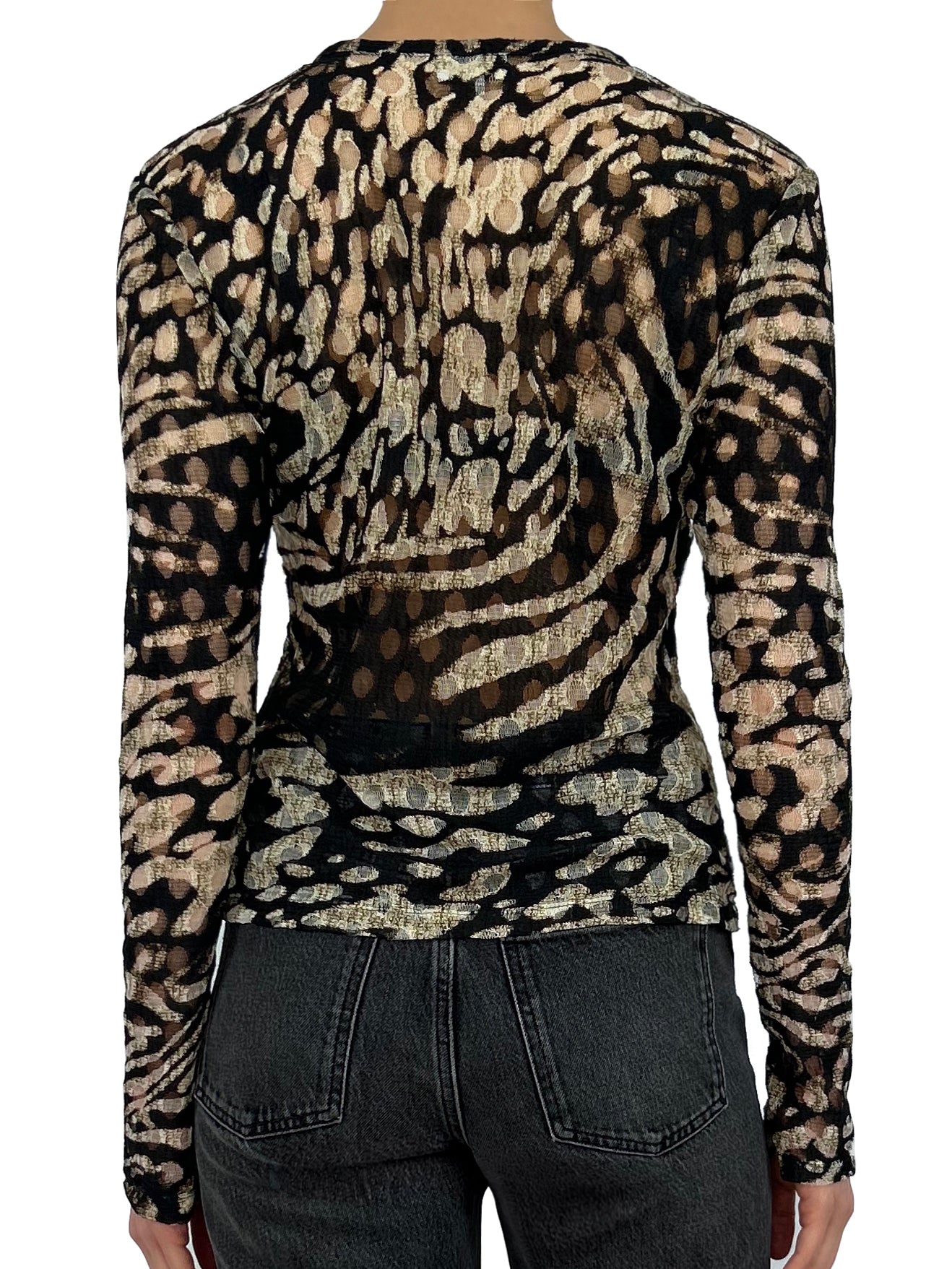 The Marble Tulle Top