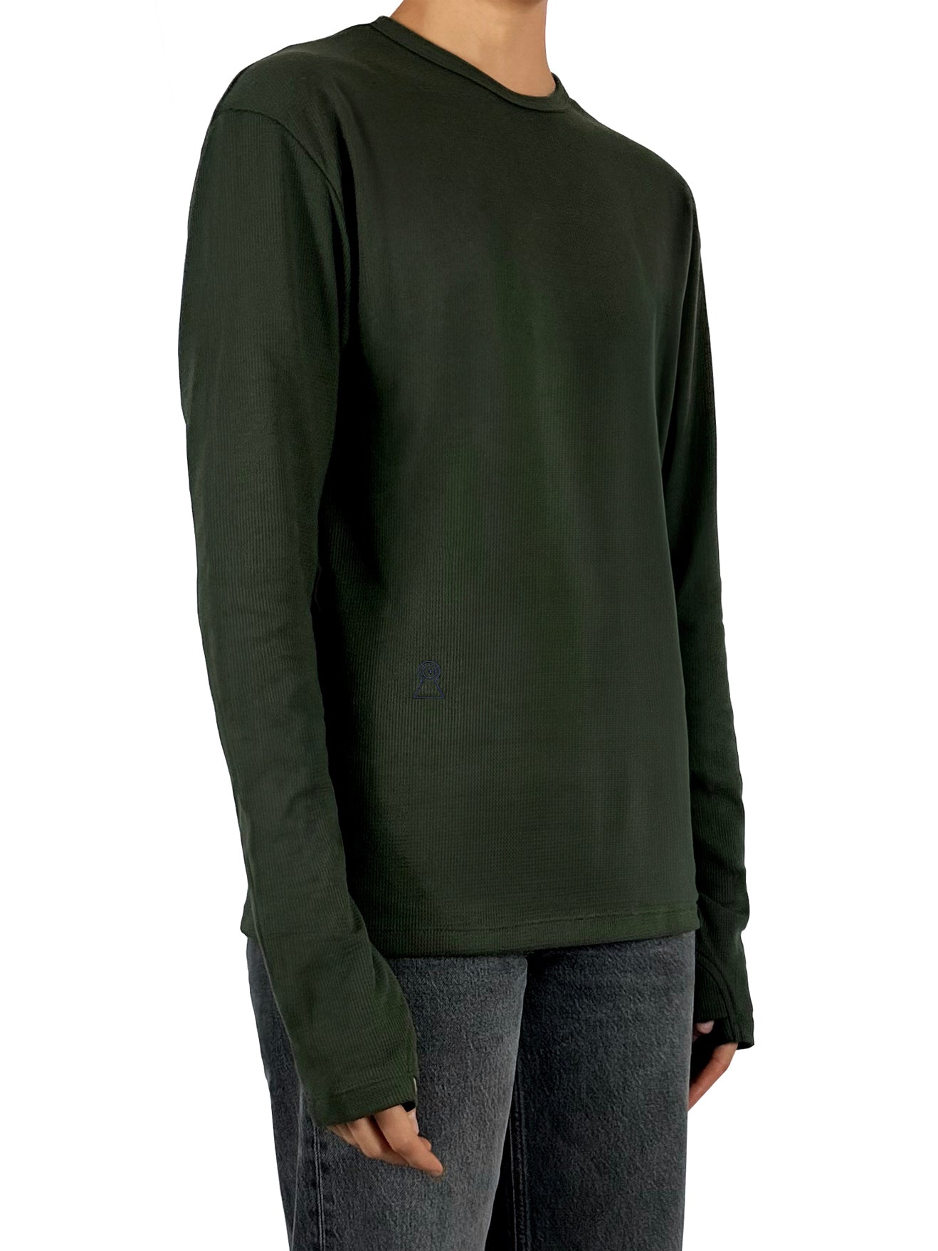 The Waffle knit long sleeve T-shirt