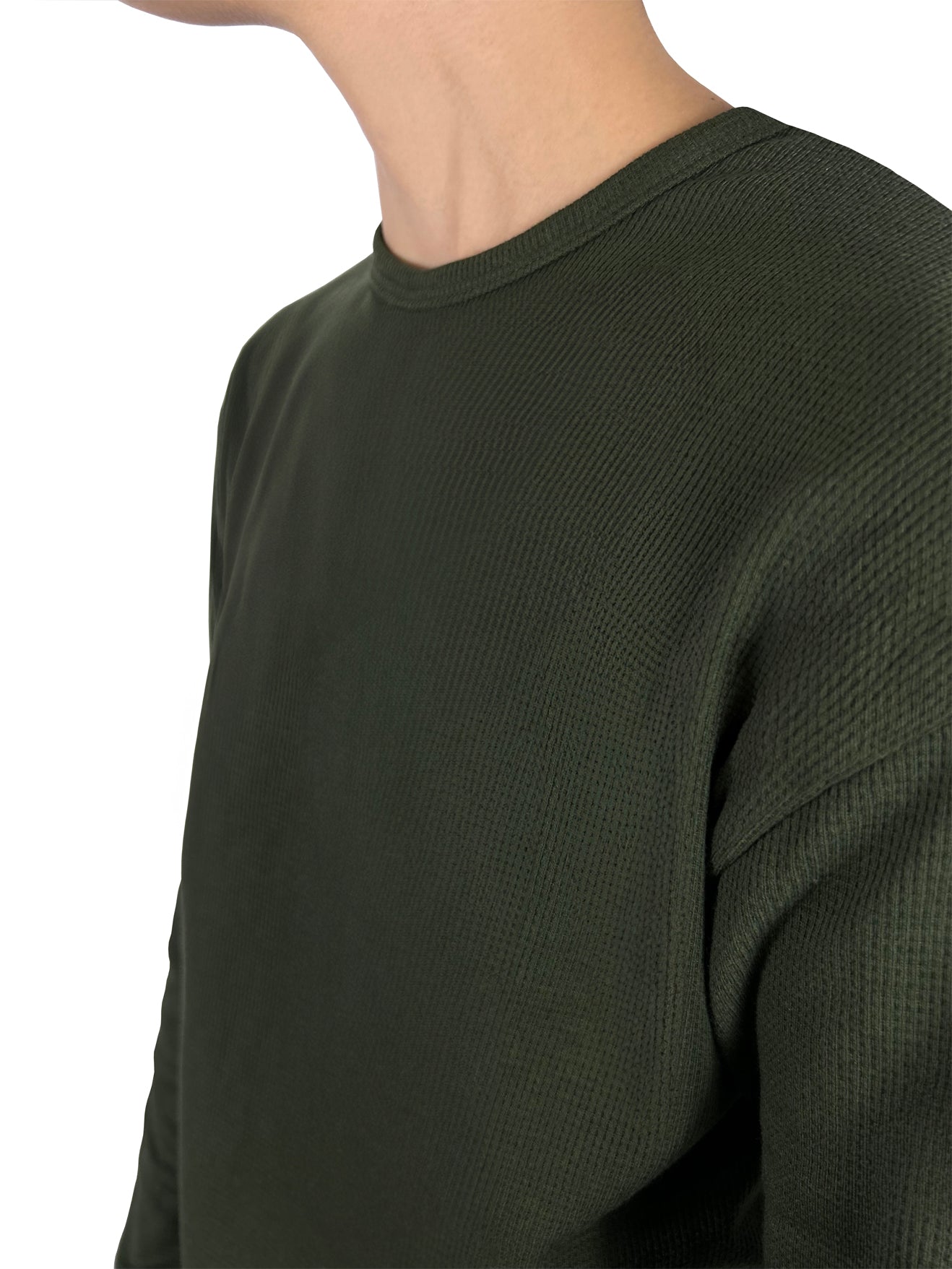 The Waffle knit long sleeve T-shirt