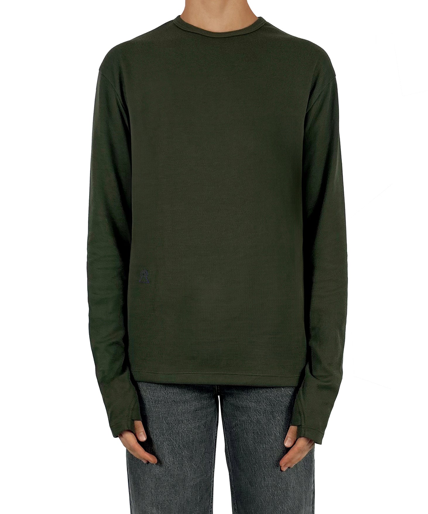 The Waffle knit long sleeve T-shirt