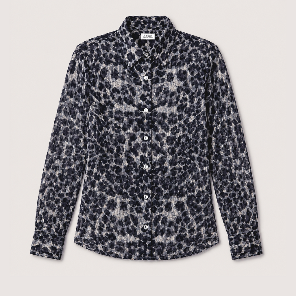 Leopard Tulle Shirt