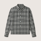 Camisa de cuadros en tela fluida