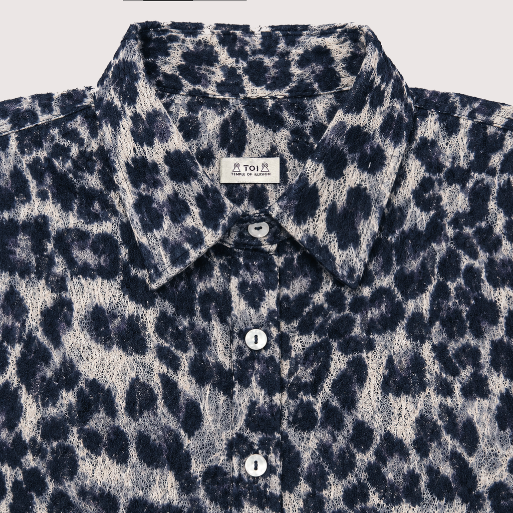 Leopard Tulle Shirt