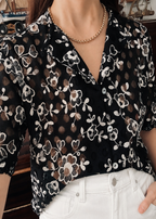 Night Bloom Blouse