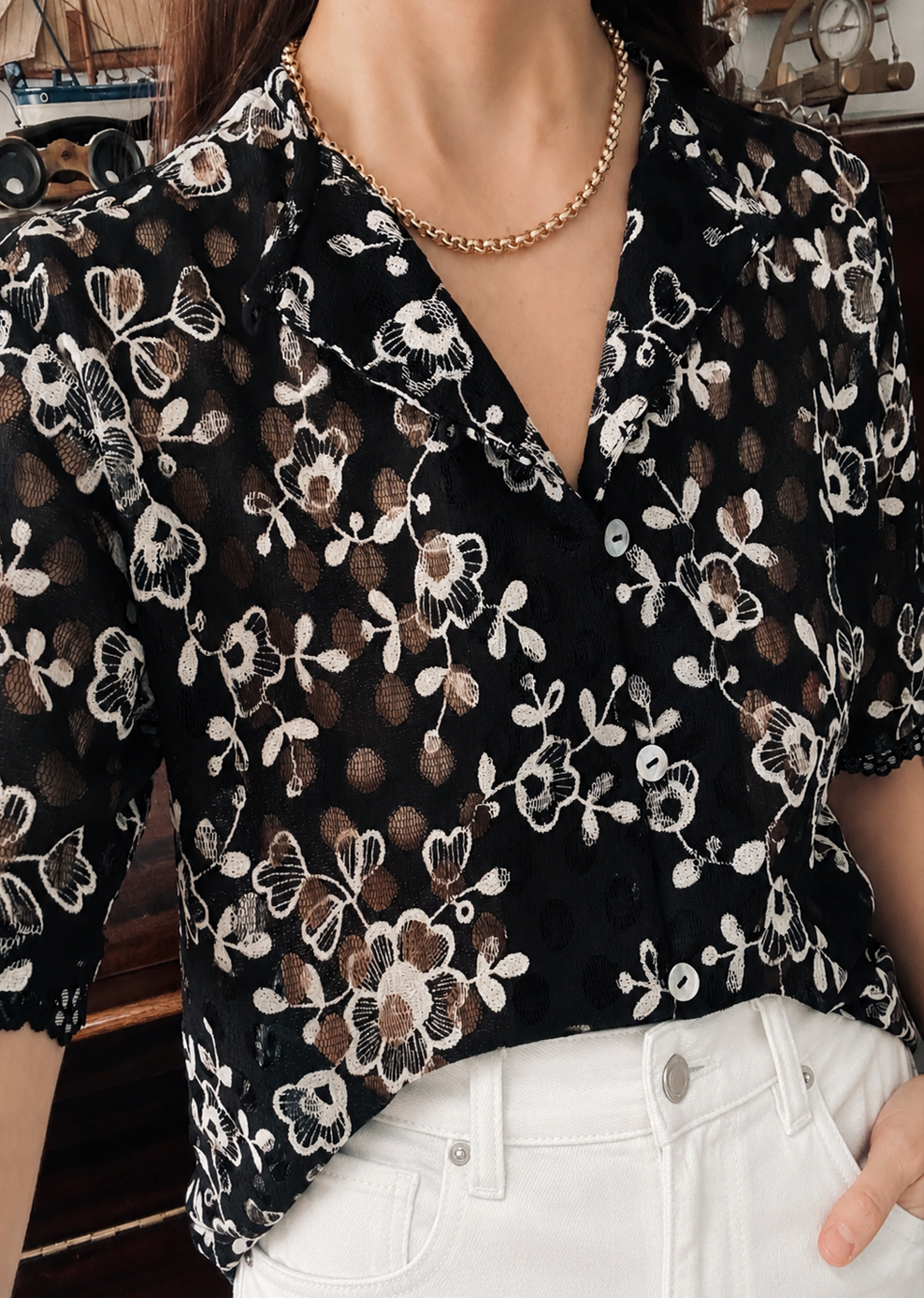Night Bloom Blouse