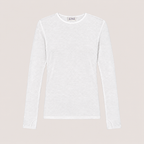 Camiseta de punto en viscosa (Blanco)