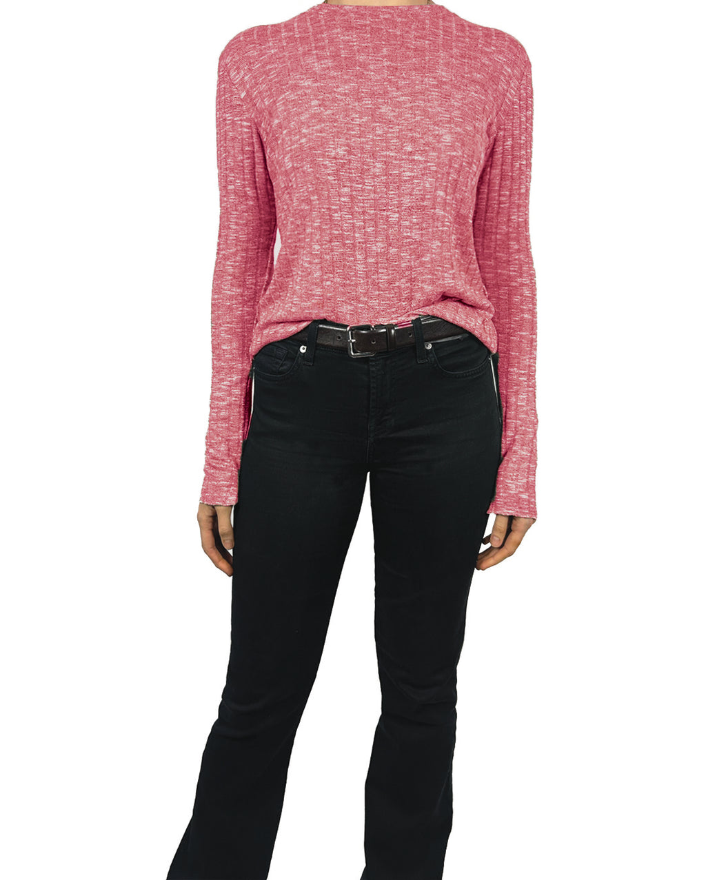 The Classic Ribbed Top (Strawberry Frosting)