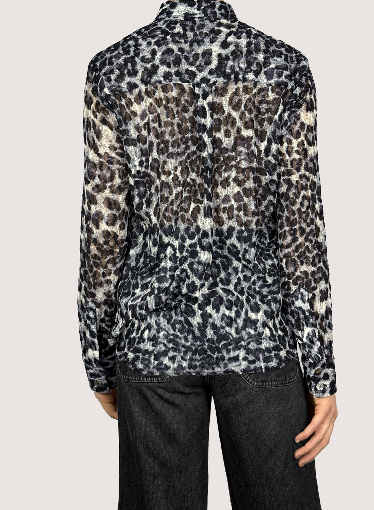 Leopard Tulle Shirt