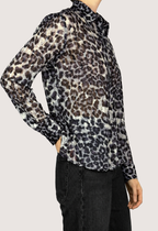 Leopard Tulle Shirt