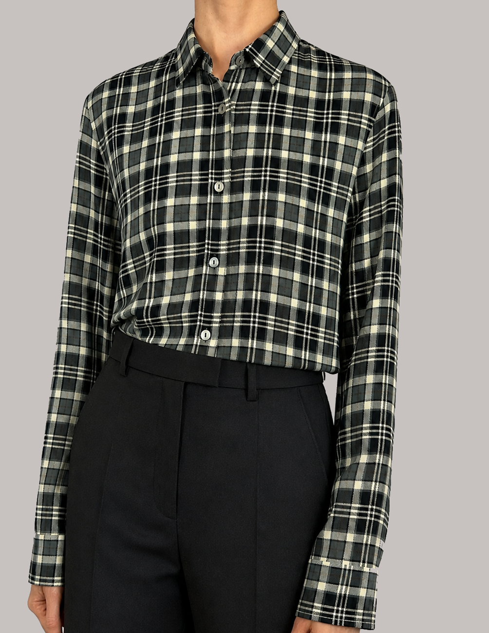 Lightweight Plaid Shirt
