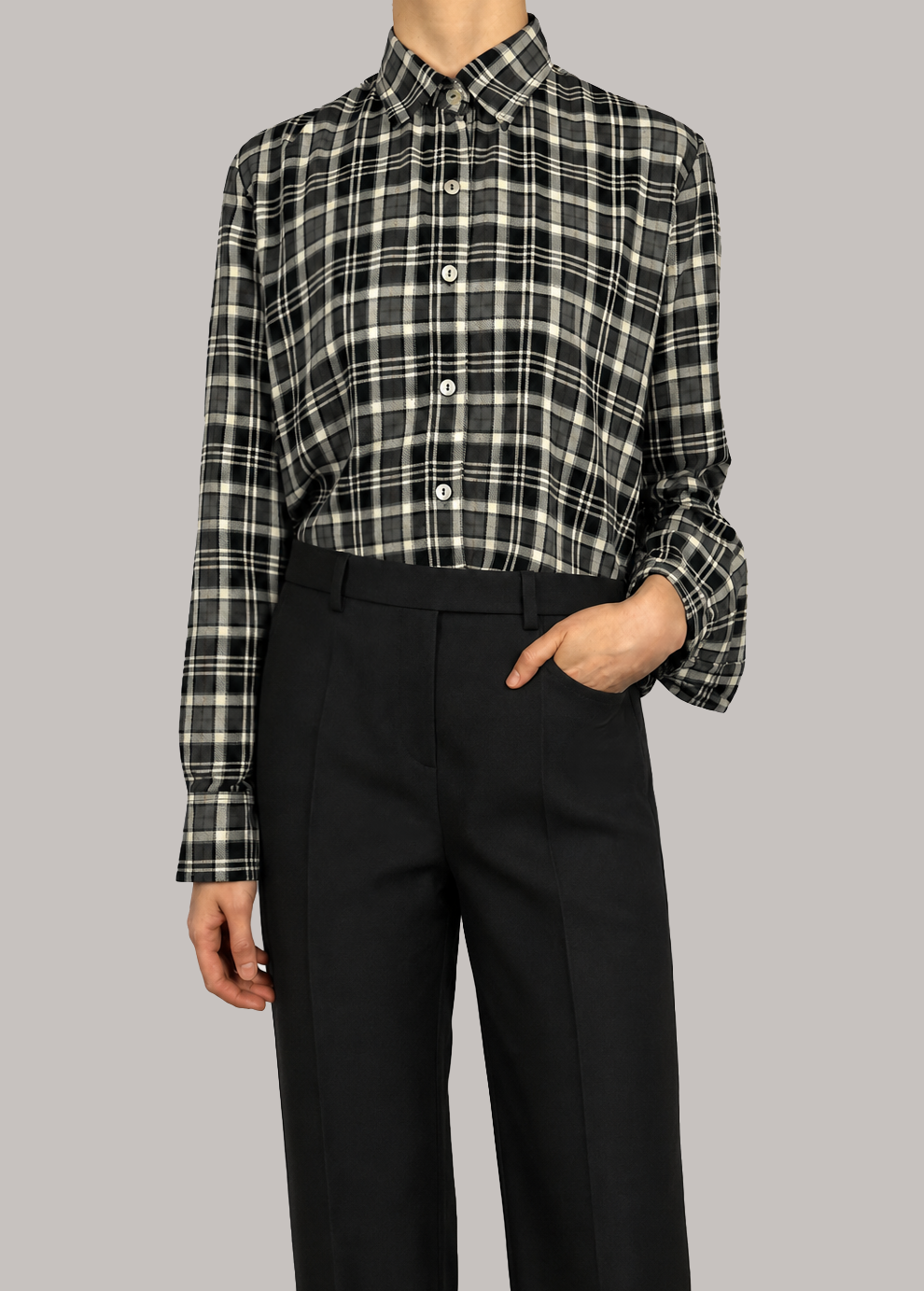 Lightweight Plaid Shirt
