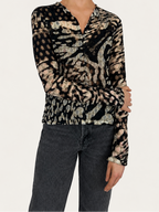 Marble Tulle Top