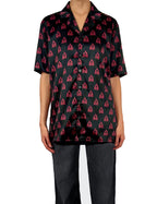The burning temples camp collar shirt