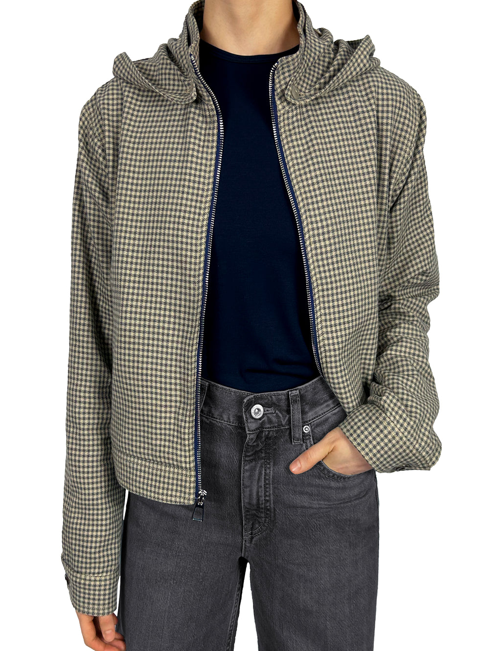 The Checked Trucker Jacket