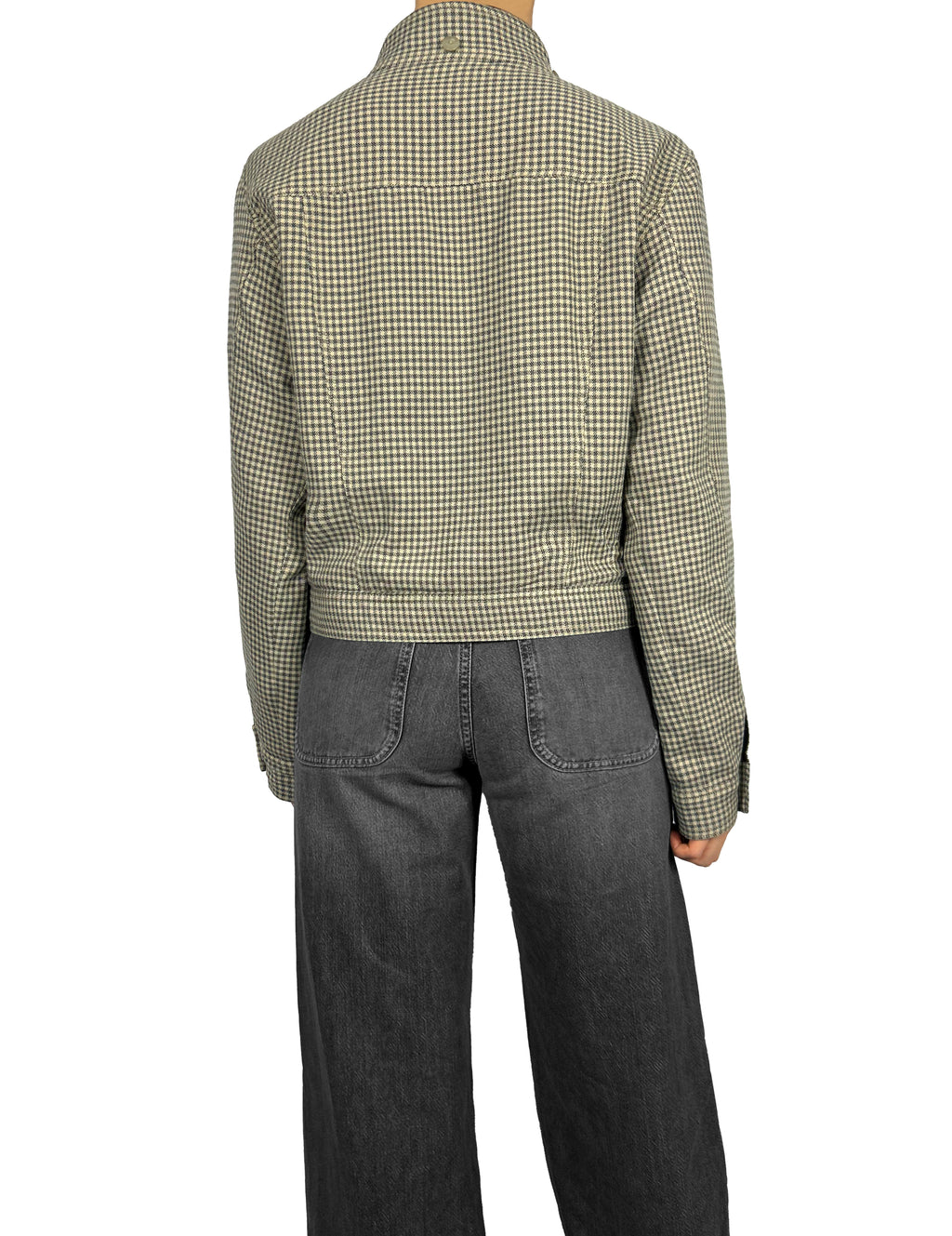 The Checked Trucker Jacket
