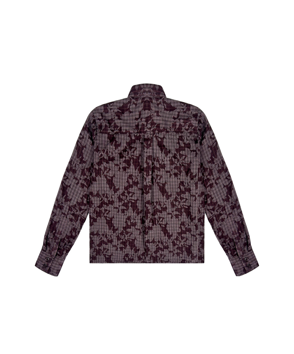 The Eggplant Checked Shirt