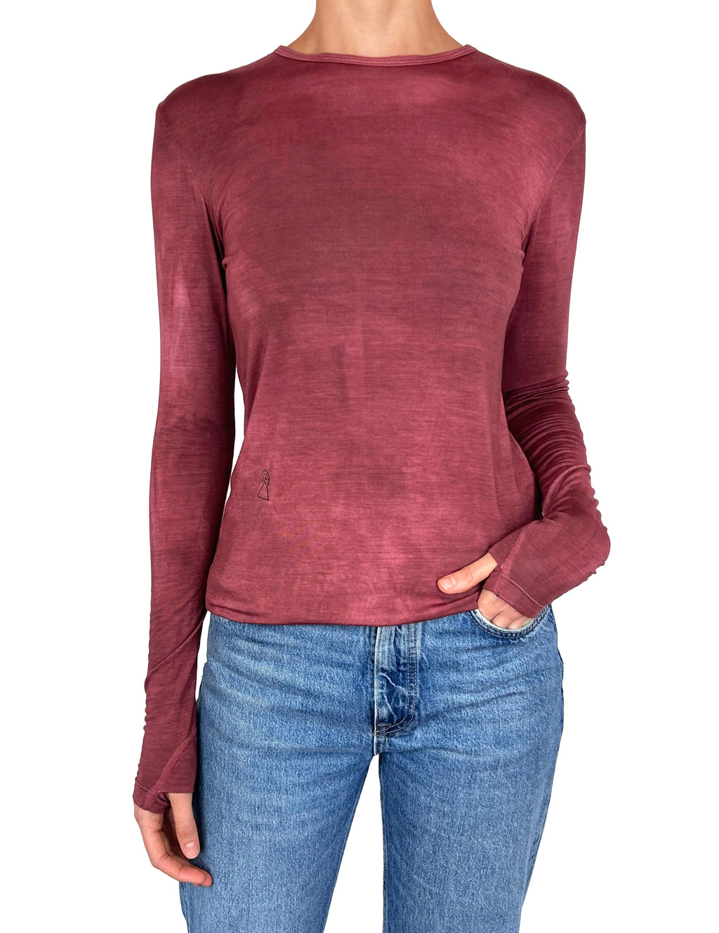 The Glove top (Pomegranate)