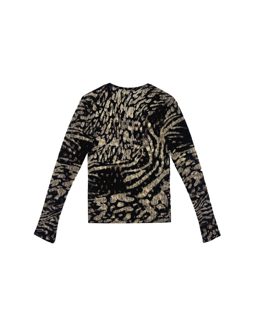 The Marble Tulle Top