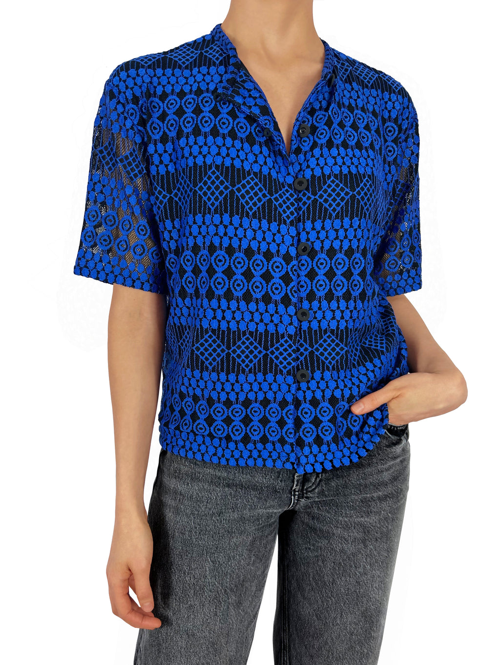 The Tribal Mesh blouse
