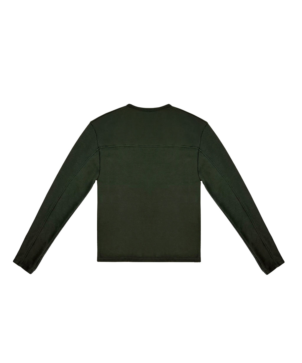 The Waffle knit long sleeve T-shirt