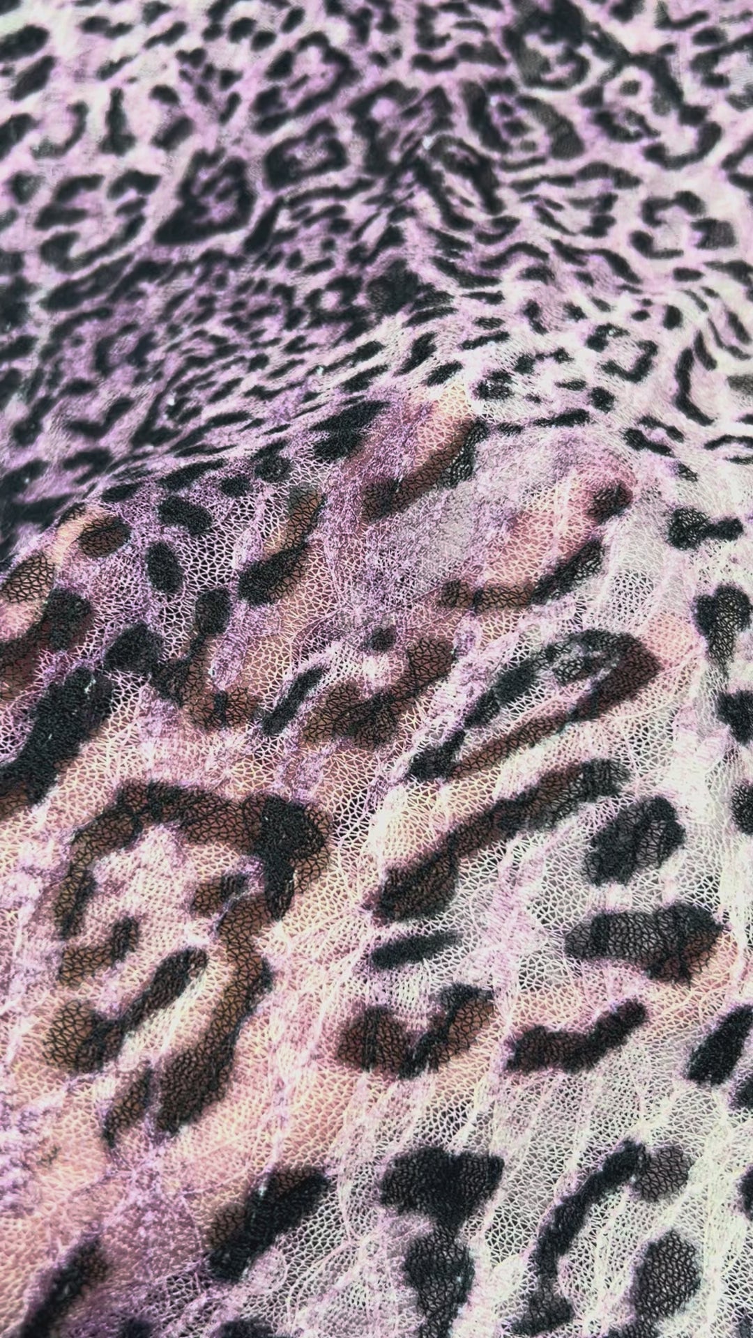 Leopard Tulle Blouse