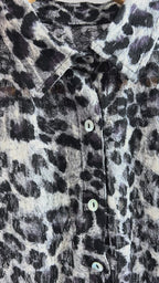 Leopard Tulle Shirt